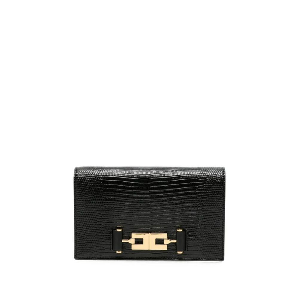 Elisabetta Franchi Black Satchels & Cross Body Bags Women